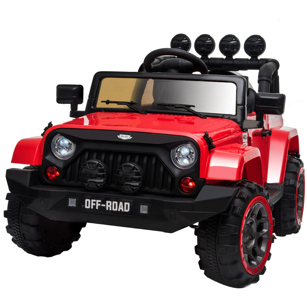 ROVO KIDS Electric Ride On 12V 4WD Jeep Inspired Car Boys Toy Battery ...