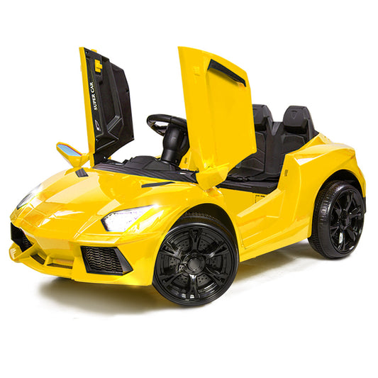 ROVO KIDS Ride-On Car LAMBORGHINI Inspired - Electric Battery Remote Yellow