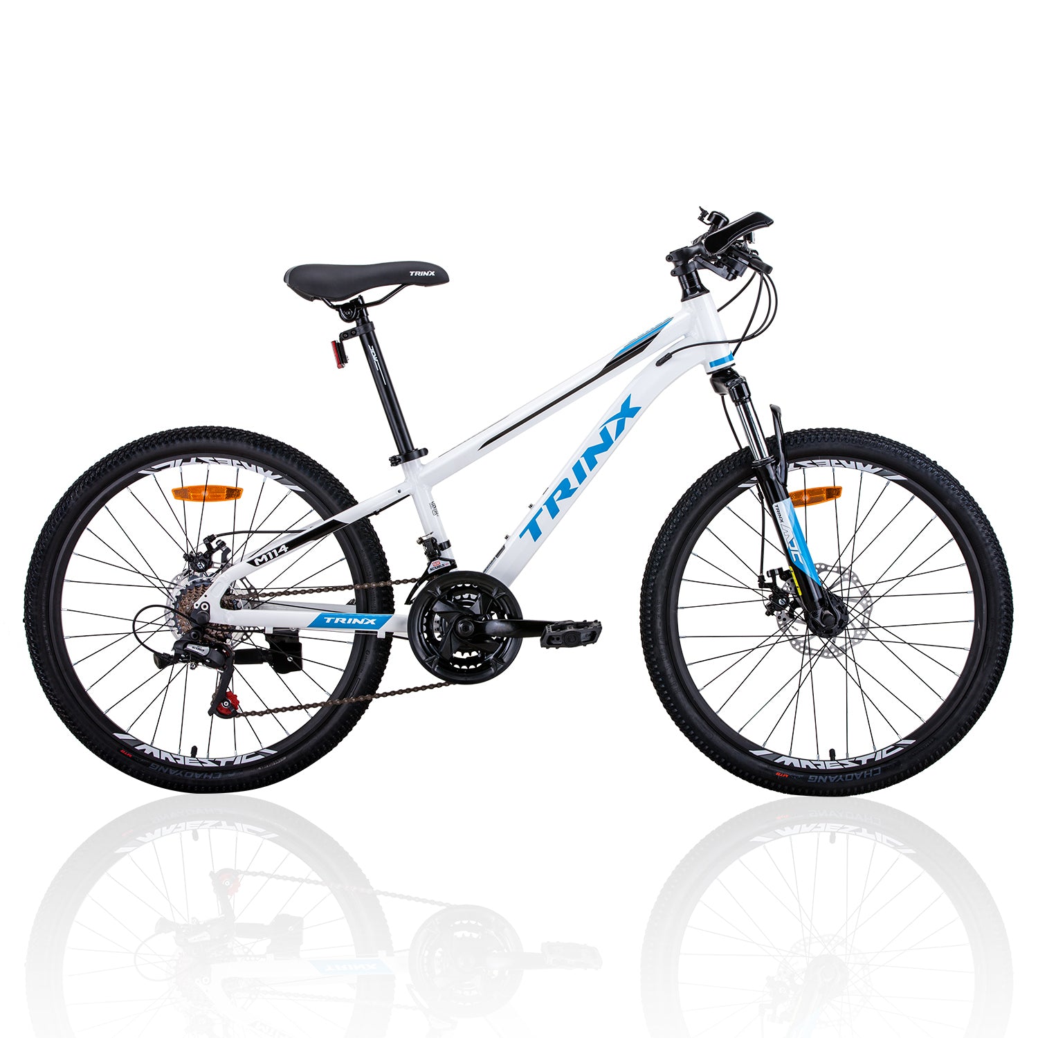 Trinx M114 24 Inch Wheel Kids Mountain Bike 21 Speed MTB White – Junior ...