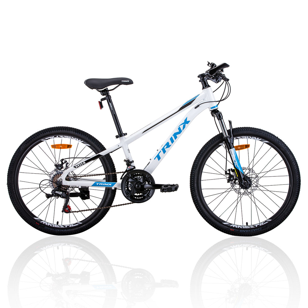 Trinx Trinx M114 24 Inch Wheel Kids Mountain Bike 21 Speed MTB White – Junior ...